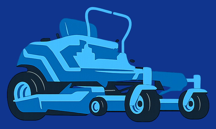 E & JR mower equipment logo